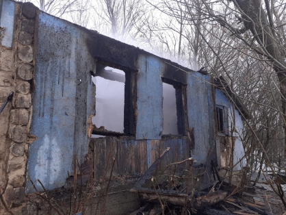 В Обоянском районе в результате возгорания дома погибла женщина